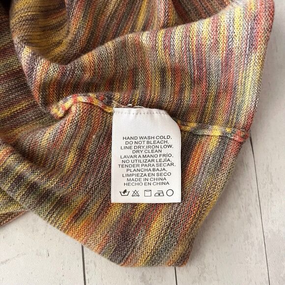 Emory Park Space Knit Medium Long Sleeve Collared V-Neck Mini Bodycon Dress - Picture 11 of 12